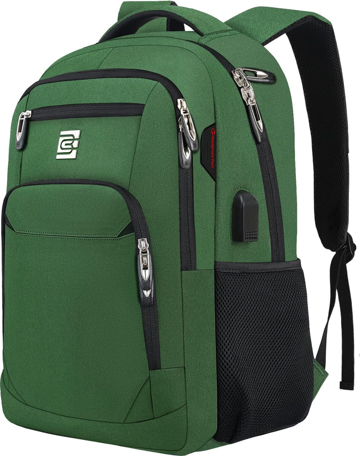 Slanke anti-diefstal laptoprugzak met USB-oplaadpoort
