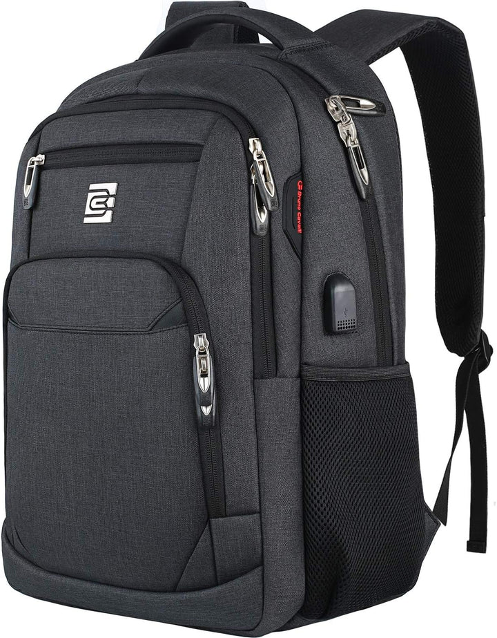 Slanke anti-diefstal laptoprugzak met USB-oplaadpoort