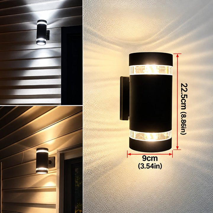 LED-buitenwandlamp – moderne op- en neerwaartse verlichting | Weerbestendig