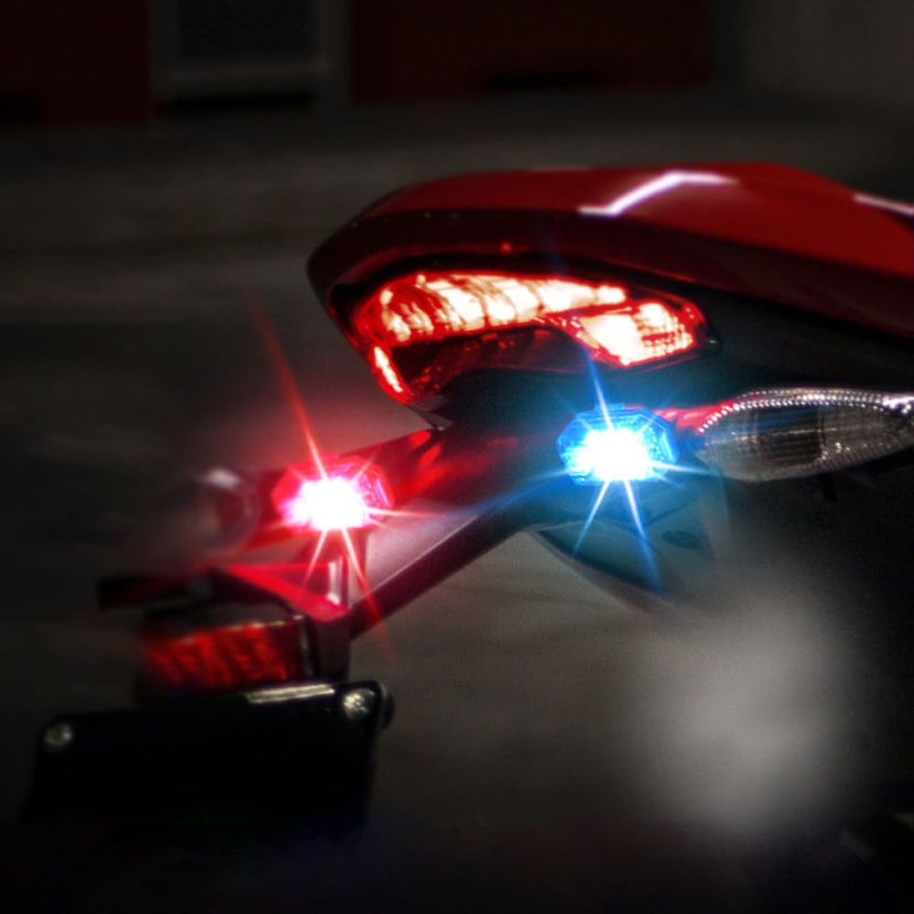 LED-stroboscooplamp draadloze afstandsbediening waterdicht motor achterlicht waarschuwing