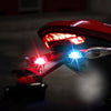 LED-stroboscooplamp draadloze afstandsbediening waterdicht motor achterlicht waarschuwing