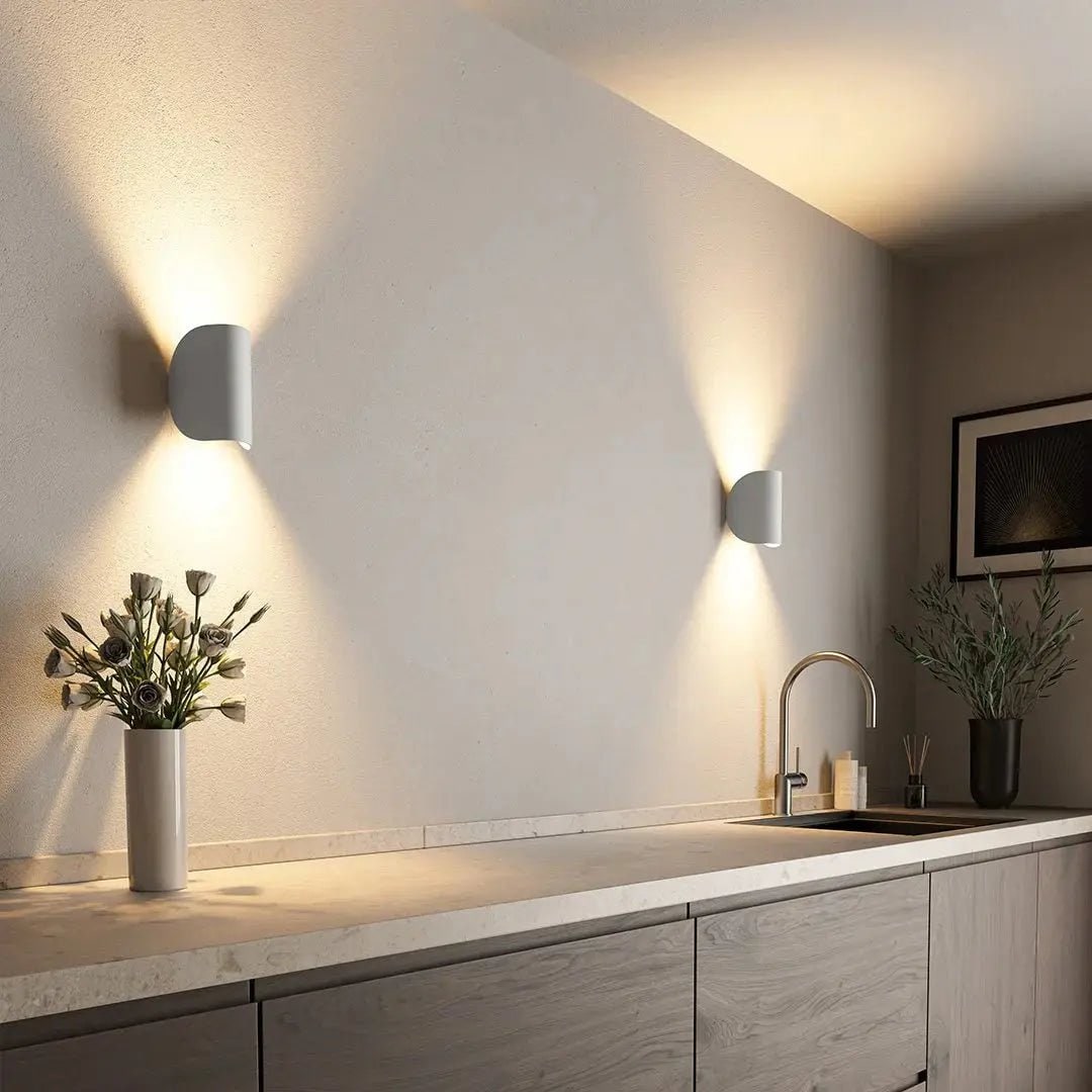 LED wandlamp met op- en neerverlichting voor slaapkamer en woonkamer buitenlantaarn