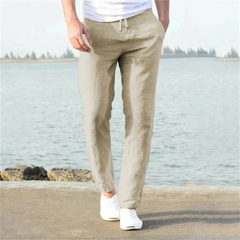 Heren linnen zomerbroek – Casual stijl met luchtig design