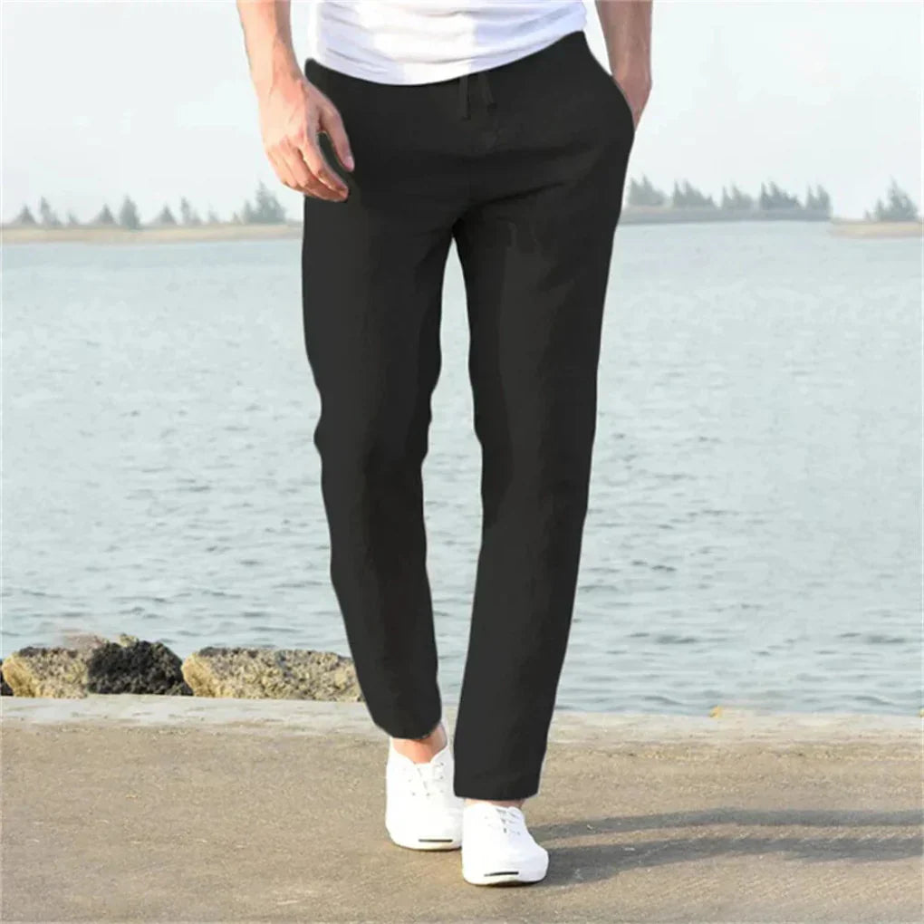 Heren linnen zomerbroek – Casual stijl met luchtig design