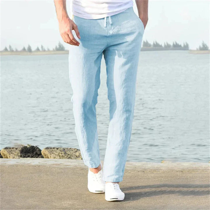 Heren linnen zomerbroek – Casual stijl met luchtig design