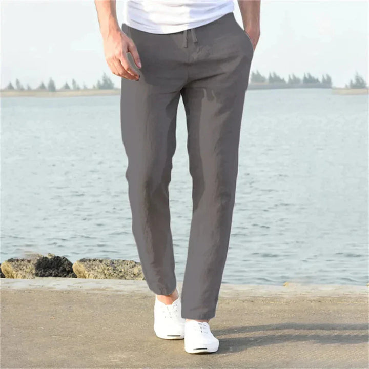 Heren linnen zomerbroek – Casual stijl met luchtig design