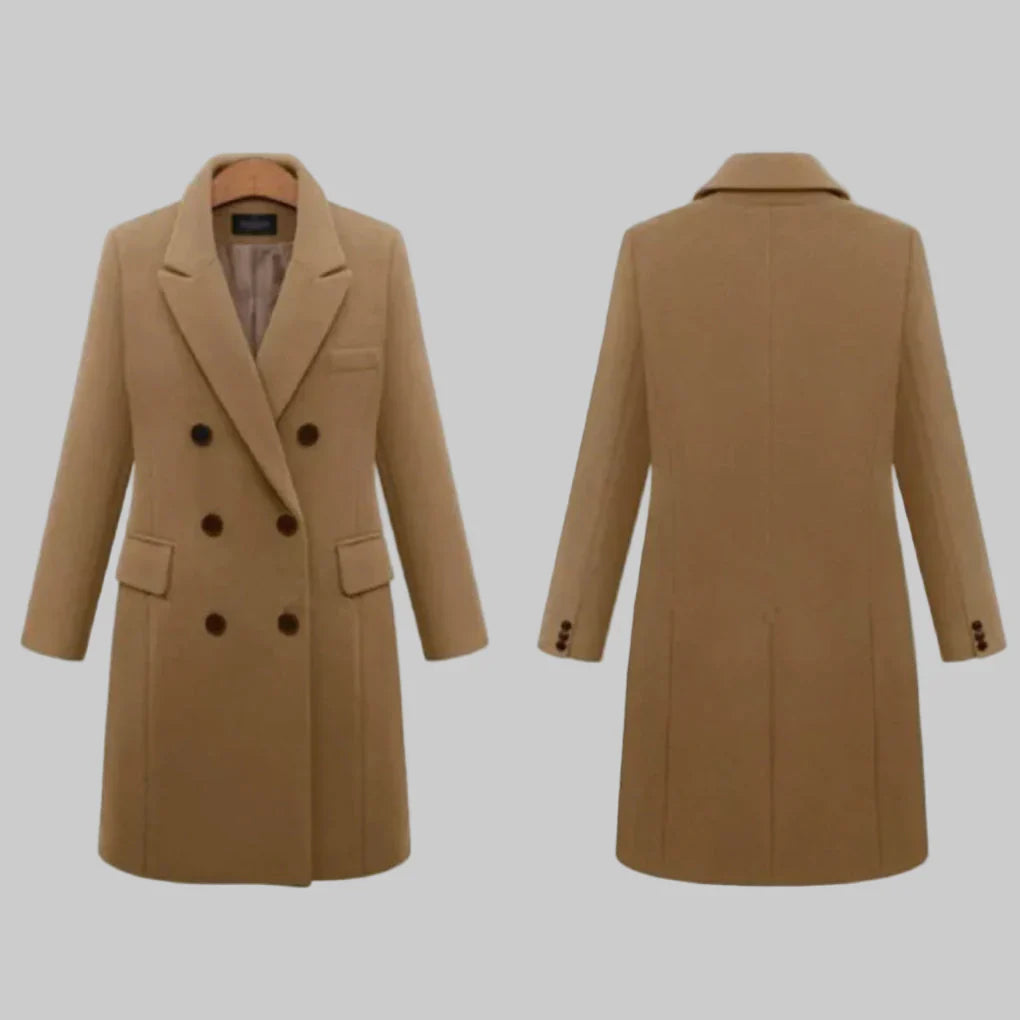 Lange winterjas voor dames