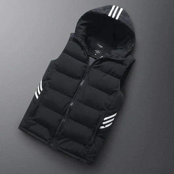Herenvest, elegant, warm voor winter over shirts, verfijnd