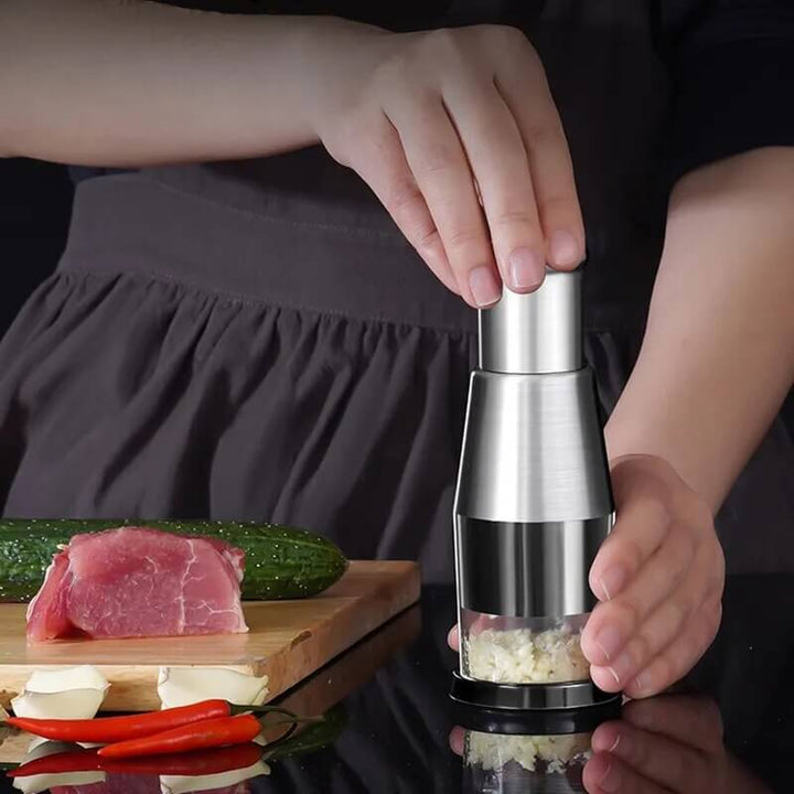 Handmatige RVS groentehakker – ChefChop Pro