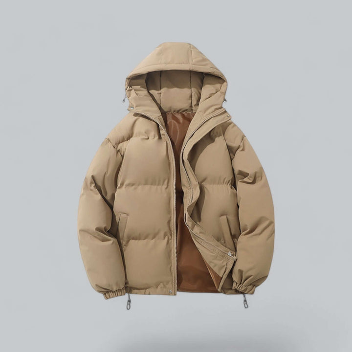 Warme winterparka voor heren met verstelbare capuchon