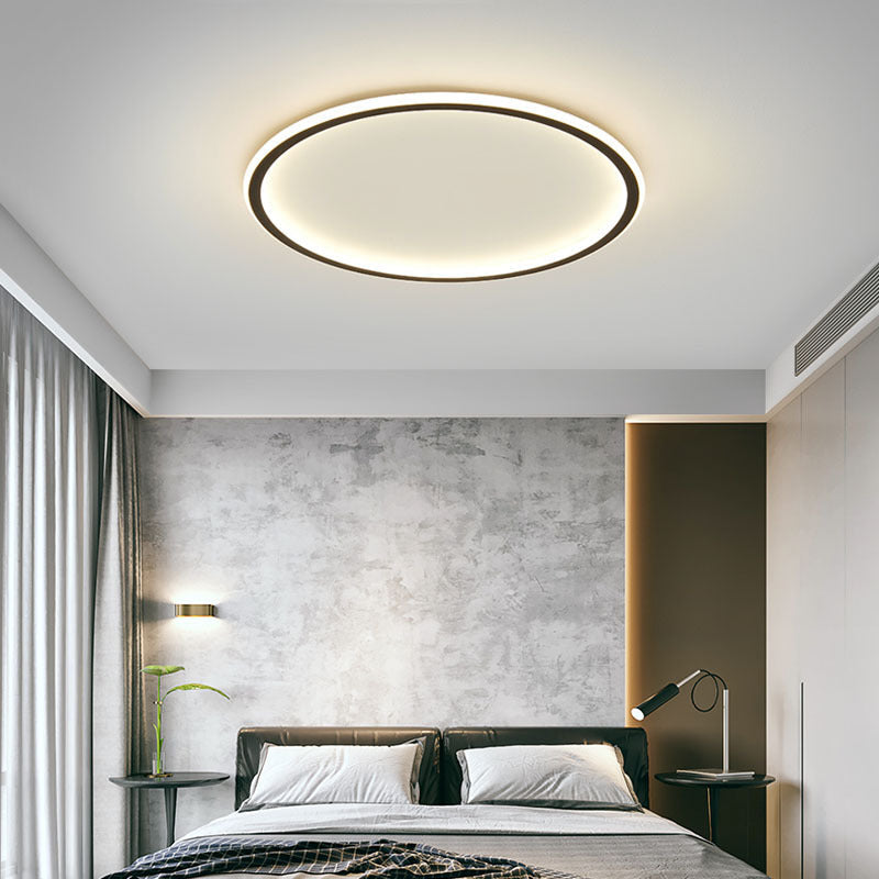 Scandinavische ronde plafondlamp met led-verlichting