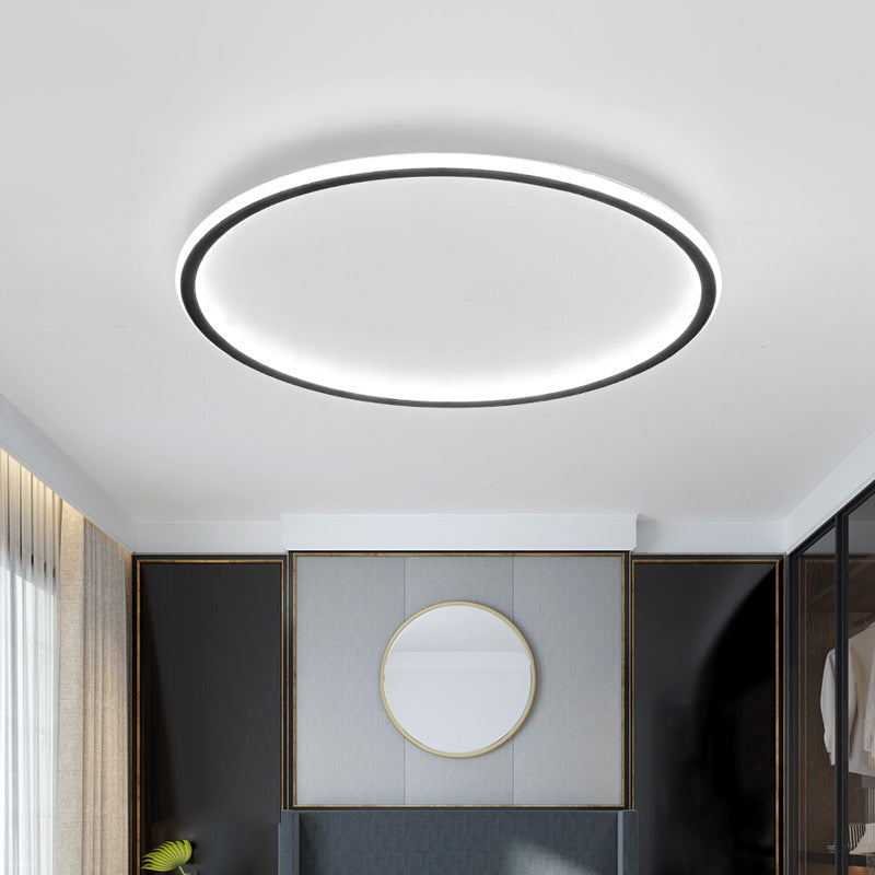 Scandinavische ronde plafondlamp met led-verlichting