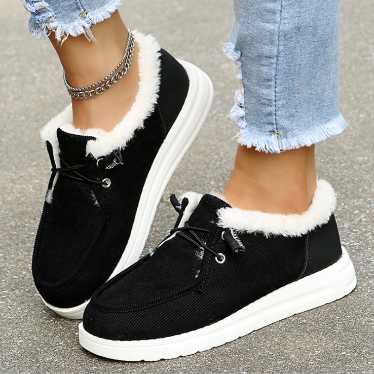 Dames instap winterschoenen met pluche voering – Maren
