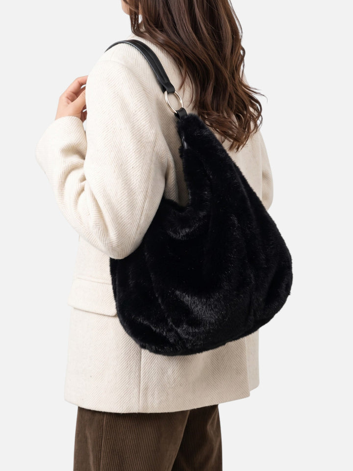 Nepbont Hobo Tas voor Dames met Rits