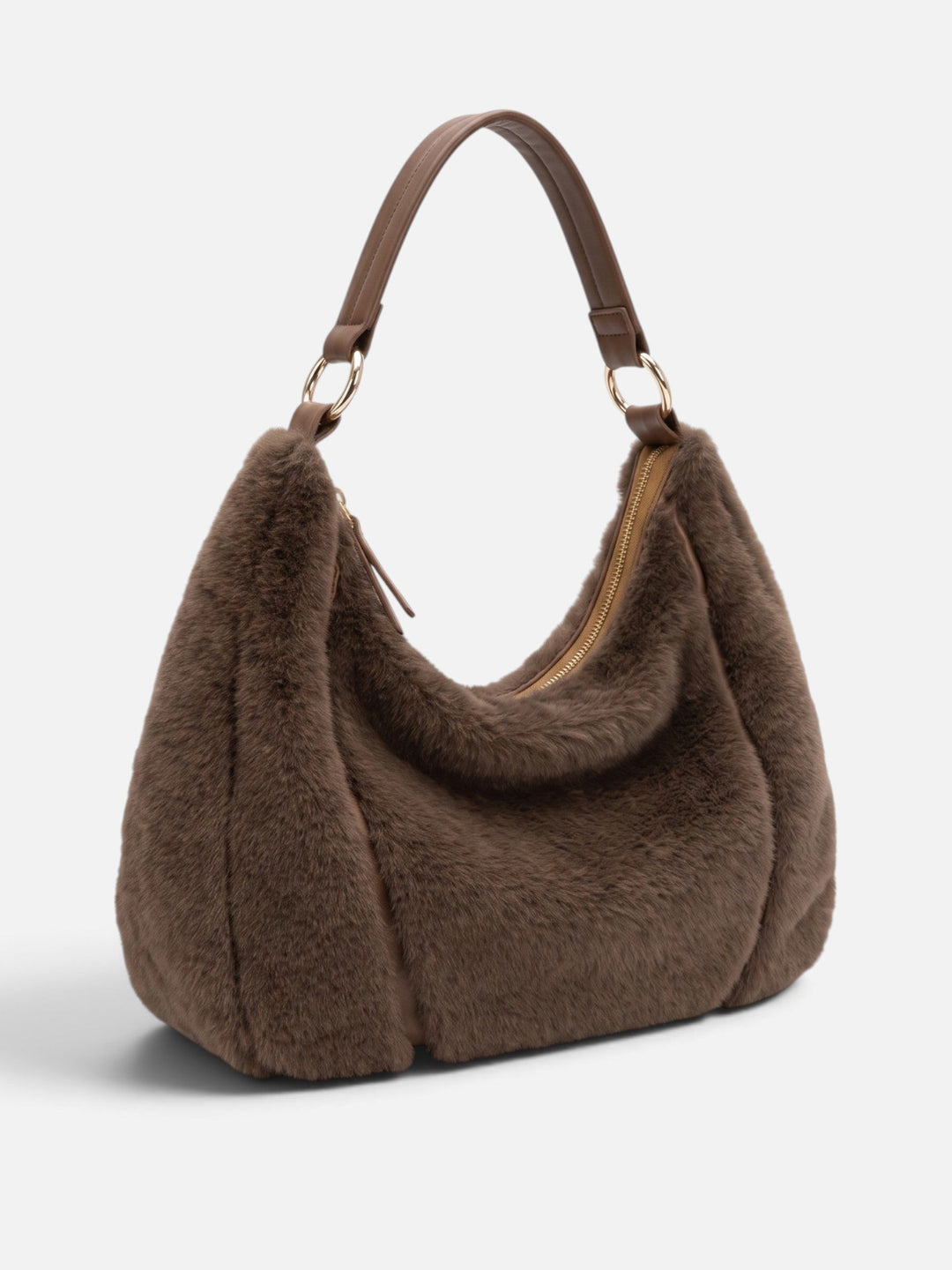 Nepbont Hobo Tas voor Dames met Rits
