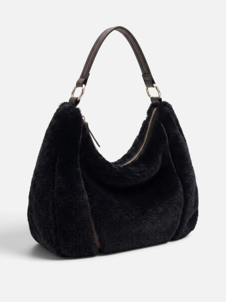 Nepbont Hobo Tas voor Dames met Rits