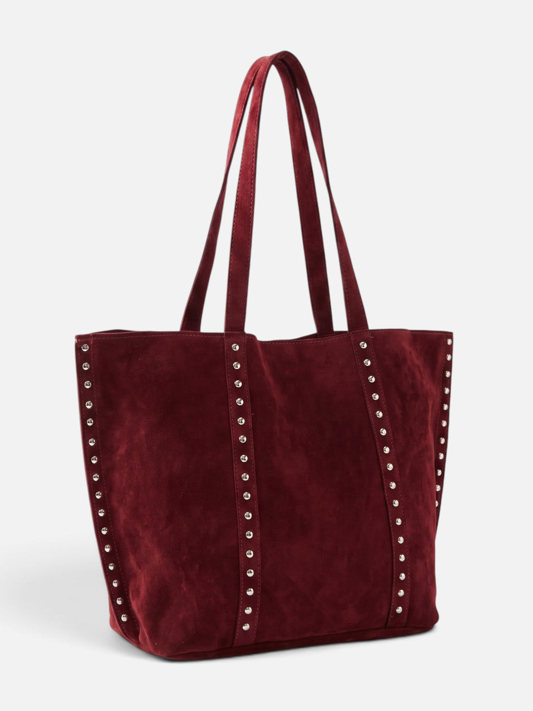 Imitatiesuède Shopper voor Dames met Studs