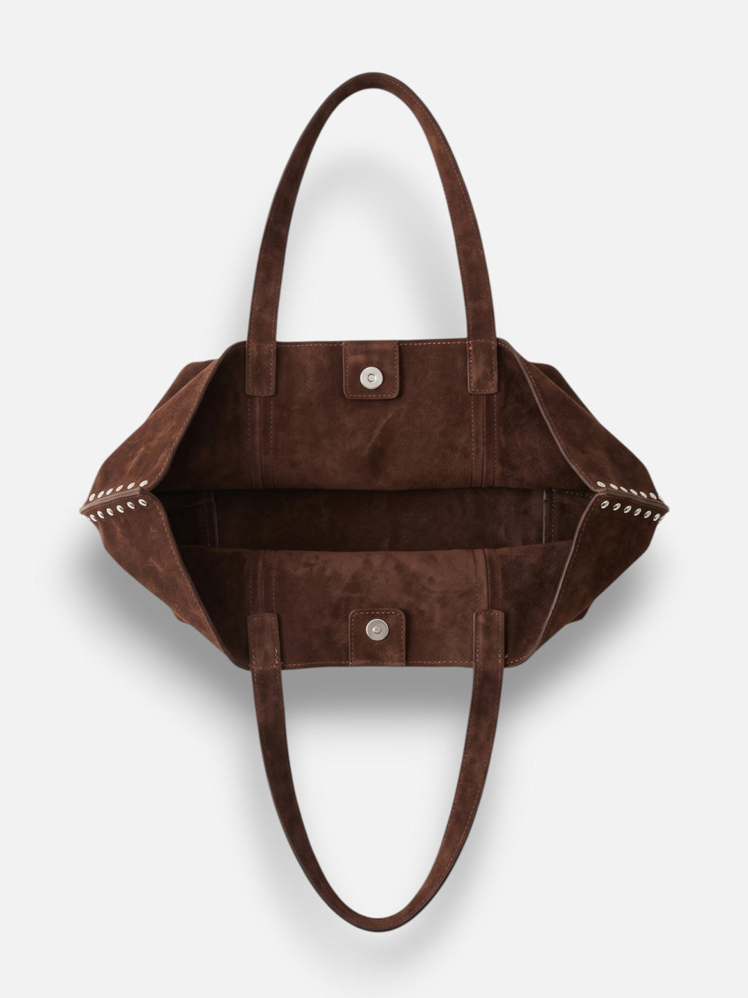 Imitatiesuède Shopper voor Dames met Studs