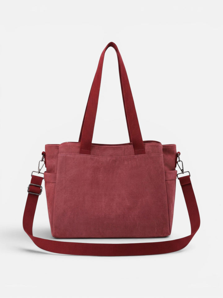 Canvas Shopper voor Dames met Afneembare Schouderband
