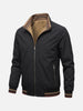 Harrington Jas voor Heren met Strepen en Rits