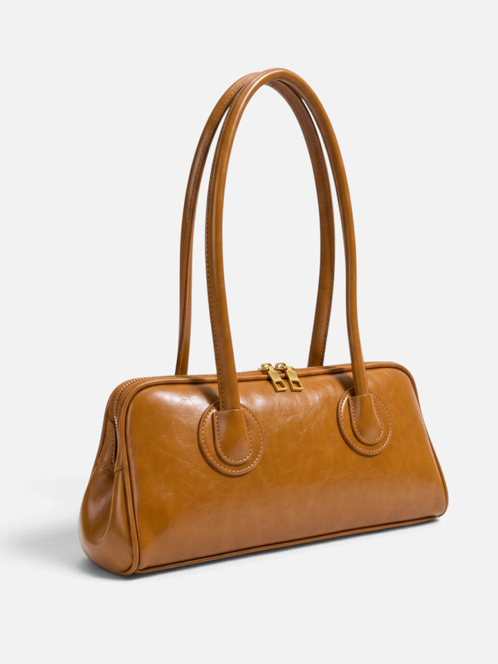 Bowling Tas voor Dames van Imitatieleer met Dubbele Rits