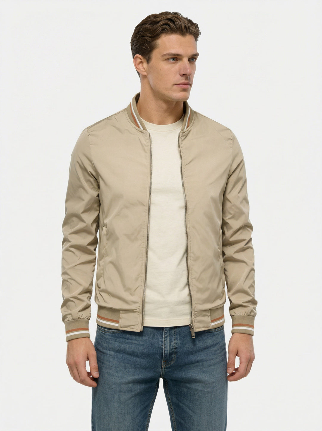 Comfortabel Bomberjack voor Heren met Rits