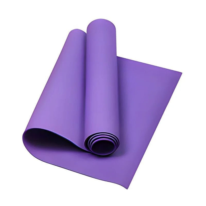 Antislip opvouwbare yogamat met pilates-rasterlijnen, draagbaar, 4mm EVA-schuim, lichtgewicht