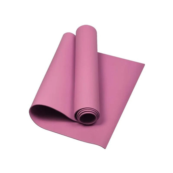 Antislip opvouwbare yogamat met pilates-rasterlijnen, draagbaar, 4mm EVA-schuim, lichtgewicht