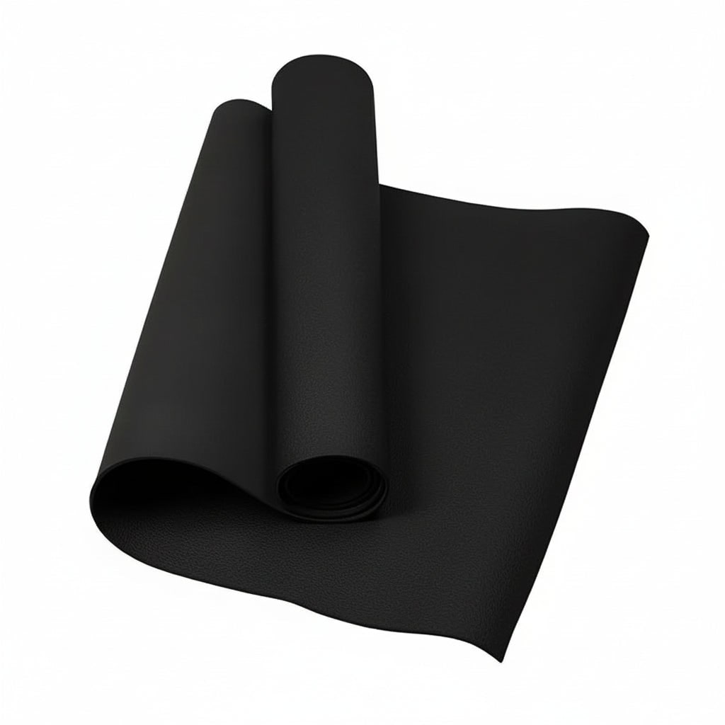 Antislip opvouwbare yogamat met pilates-rasterlijnen, draagbaar, 4mm EVA-schuim, lichtgewicht