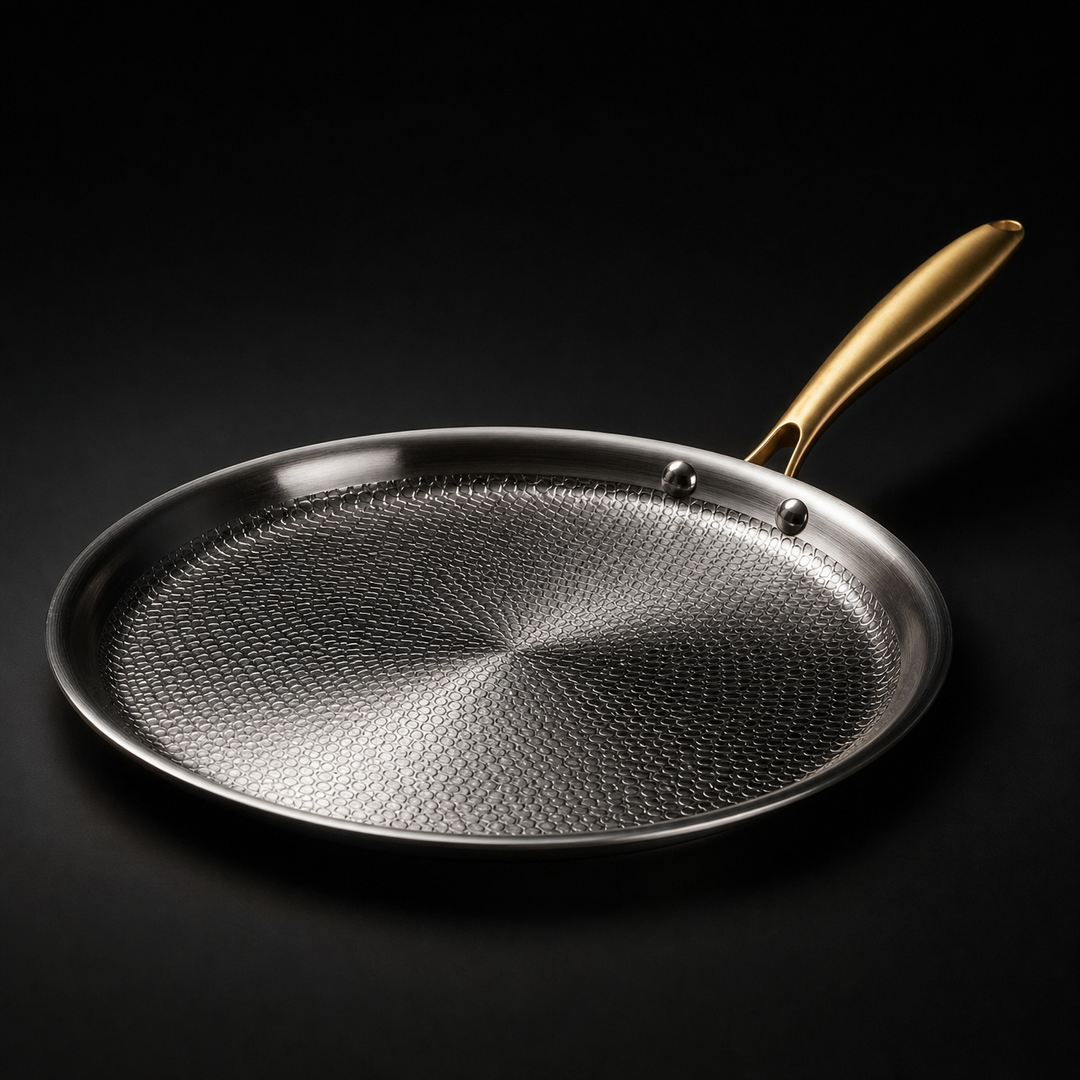 Handgehamerde titanium crêpepan - Beperkte oplage