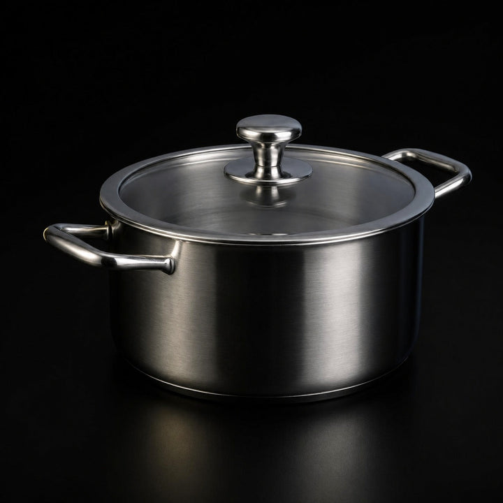 Kookpan van titanium met deksel, PFAS-vrij