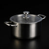 Kookpan van titanium met deksel, PFAS-vrij