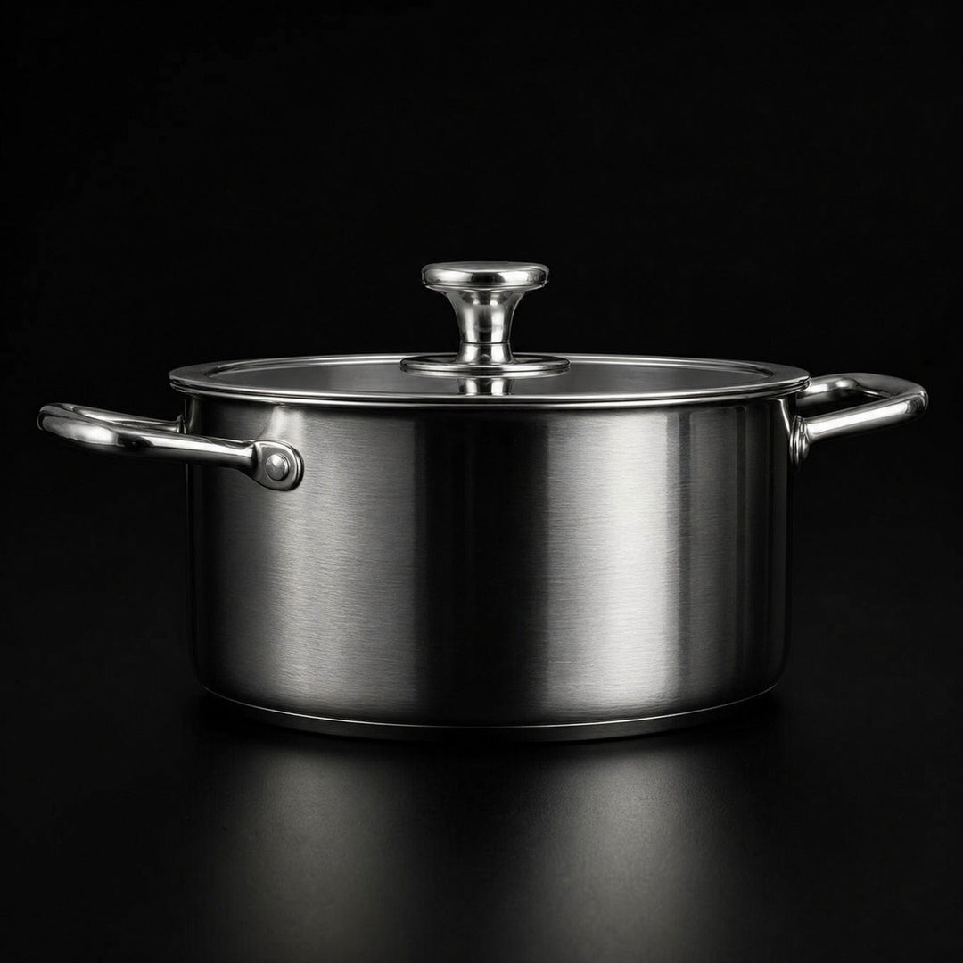 Kookpan van titanium met deksel, PFAS-vrij