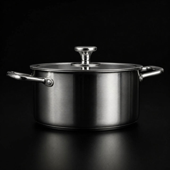 Kookpan van titanium met deksel, PFAS-vrij