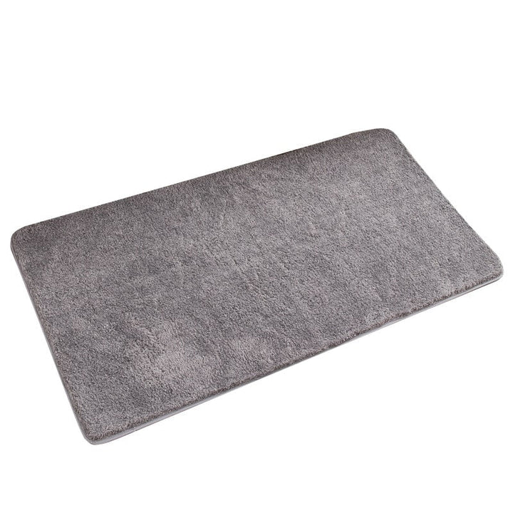 Pluche shaggy badmatten voor de badkamer met antislipzool, sneldrogende microvezel sets
