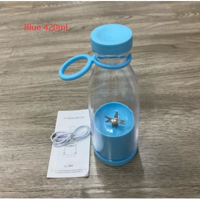 Draagbare blender met krachtige motor, roestvrijstalen messen en USB-oplaadbaar, voor smoothies