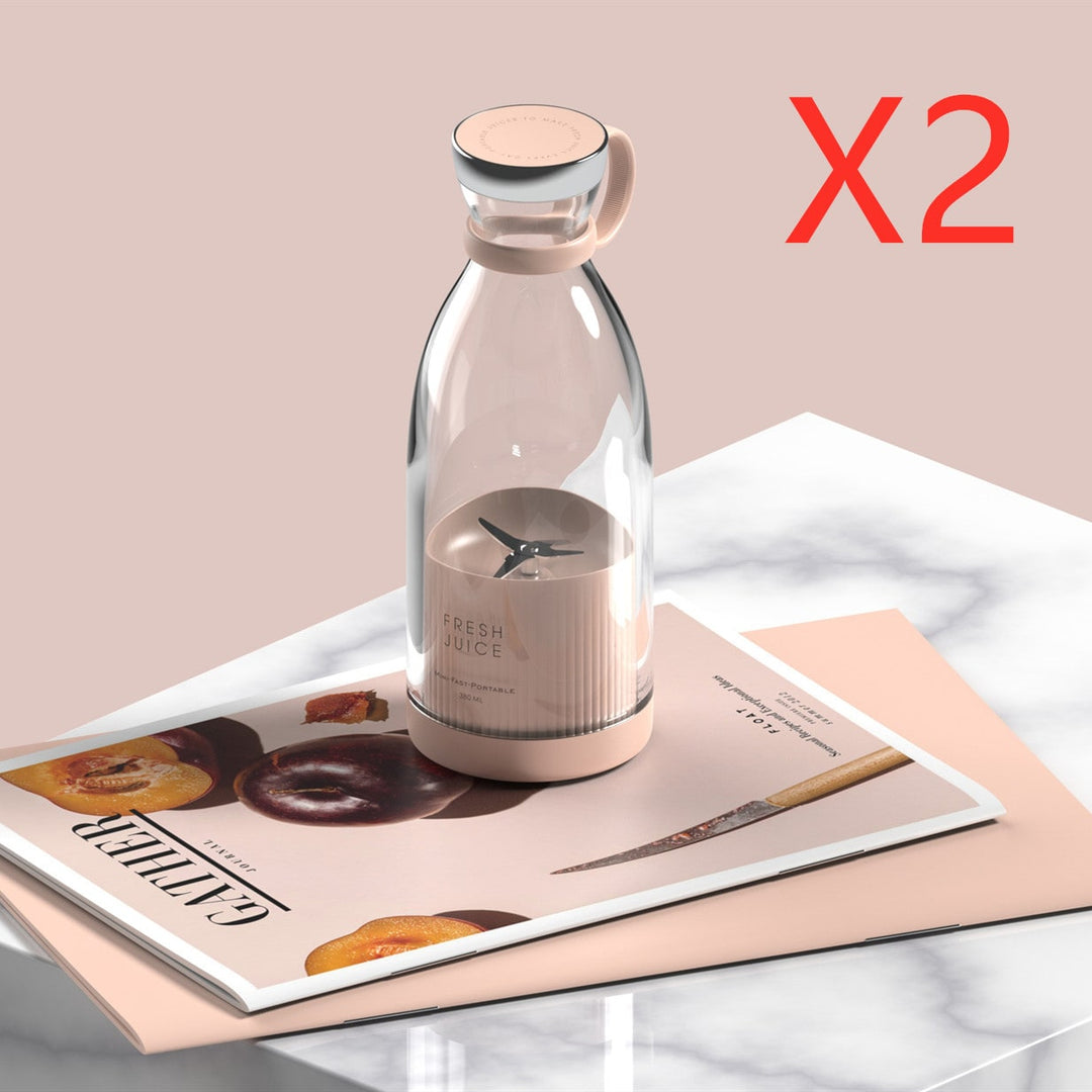 Draagbare blender met krachtige motor, roestvrijstalen messen en USB-oplaadbaar, voor smoothies