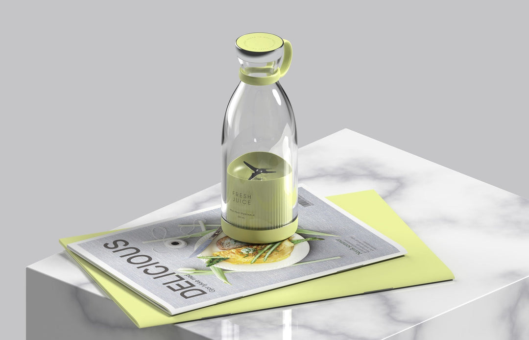 Draagbare blender met krachtige motor, roestvrijstalen messen en USB-oplaadbaar, voor smoothies