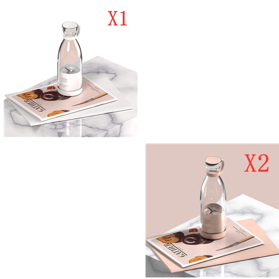 Draagbare blender met krachtige motor, roestvrijstalen messen en USB-oplaadbaar, voor smoothies