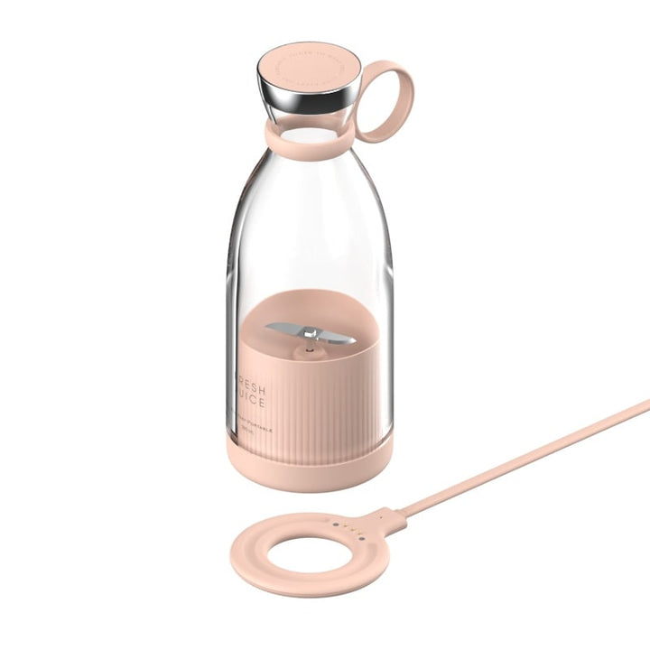 Draagbare blender met krachtige motor, roestvrijstalen messen en USB-oplaadbaar, voor smoothies