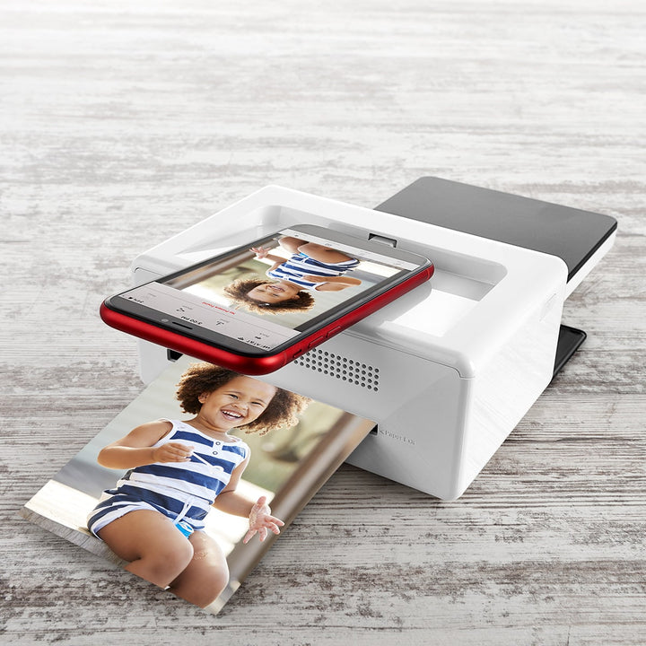 Draagbare kleuren-smartphone-fotoprinter voor directe foto's, compact en draadloos, 4x6