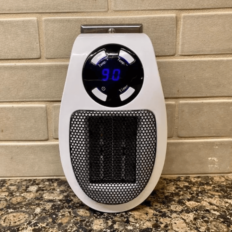 Draagbare kachel 500 W met thermostaat 15–32 °C