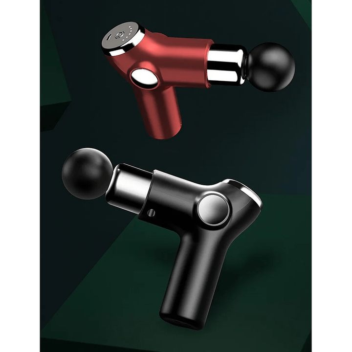 Draagbaar handmassagepistool voor diepe weefselmassage met digitaal display en USB-C-oplading, voor onderweg