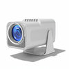 Draagbare slimme mini-projector met draaibare standaard en afstandsbediening, stil