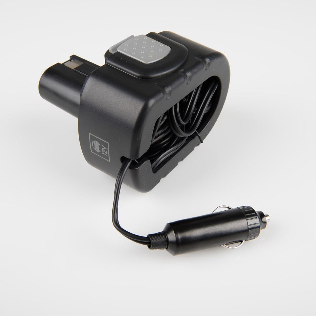Draagbare draadloze bandenpomp met oplaadbare accu en digitaal lcd-scherm
