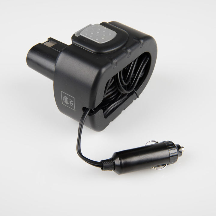 Draagbare draadloze bandenpomp met oplaadbare accu en digitaal lcd-scherm