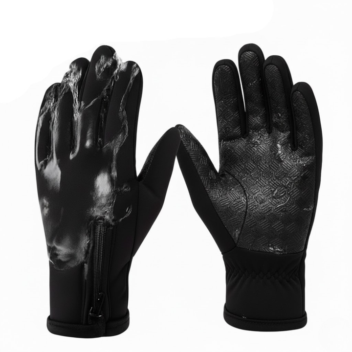 Oplaadbare verwarmde handschoenen voor skiën met waterdicht touchscreen en thermische grip
