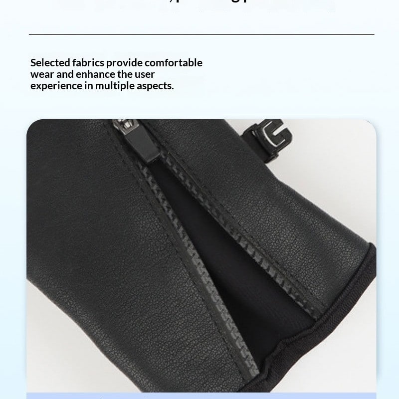 Oplaadbare verwarmde handschoenen met USB-voeding touchscreen-compatibel en antislip handpalm