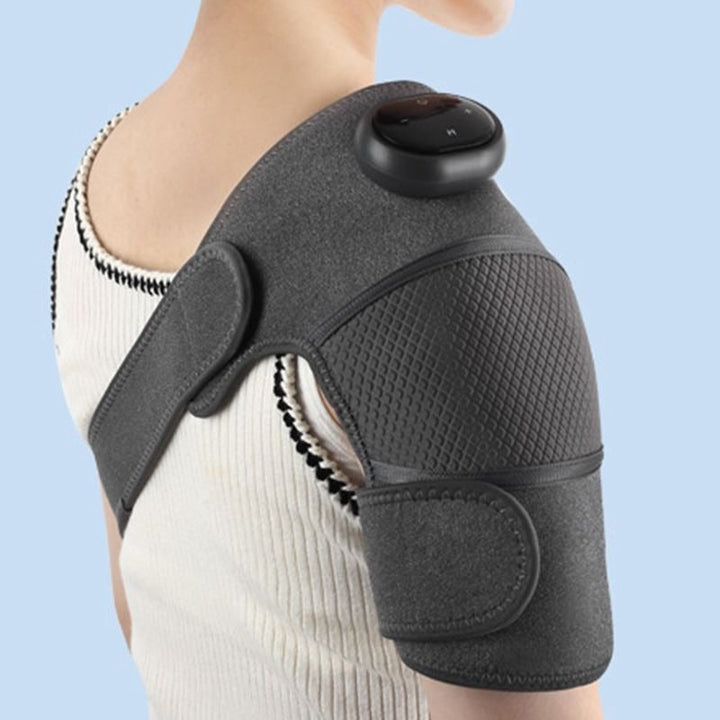 Oplaadbare verwarmde knie-massageapparaat en kniebrace met trilling instelbare warmte en digitale bediening