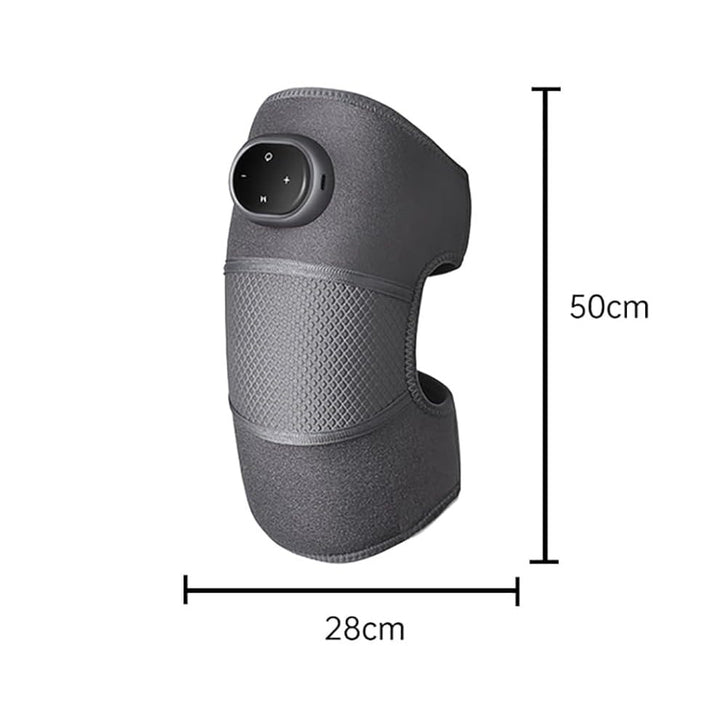 Oplaadbare verwarmde knie-massageapparaat en kniebrace met trilling instelbare warmte en digitale bediening